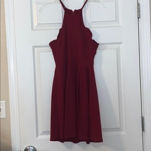 Maroon dress